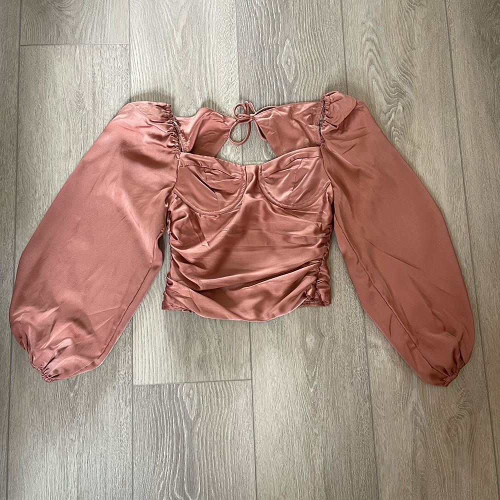 ASTR THE LABEL Silk Corset Top 💖